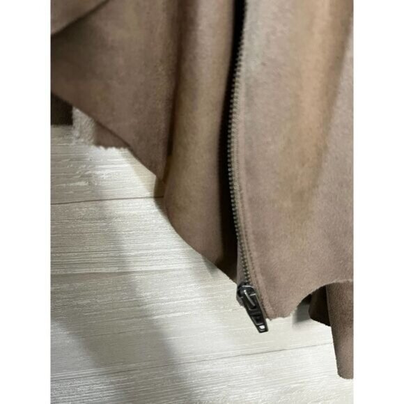 Blanknyc Womens Faux Suede Waterfall Jacket Brown‎ M - Picture 6 of 6